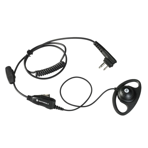 Motorola Earpiece with Push-To Talk Microphone, Gray